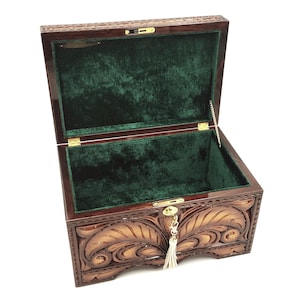 Lockable Wooden Sex Toy Box | Adult Toy Storage with Key | Handmade Sexy Gift for Him or Her | An Artistic Gift for Her Special Day