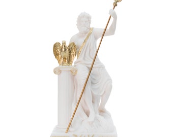 Zeus Statue Römischer Jupitergott Antike griechische Mythologie Höhe 17,2 cm