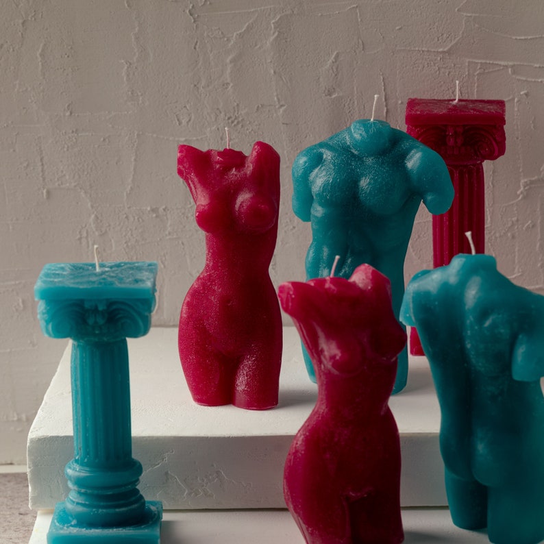 Female Body Candle Artculture Art Arabic Vanilla Aromatic Home Etsy