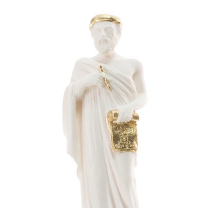 Pythagoras Sculpture Ancient Greek Philoshofer Figurine 26 cm Height