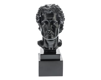Alexander the Great bust,Greek Statue,Alexander the great statue Height 21 Cm
