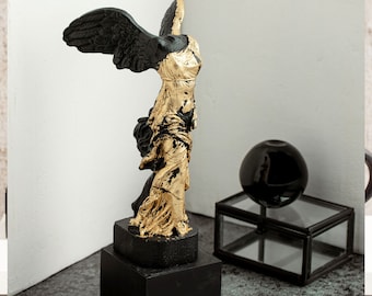 Winged Victory Nike Of Samothrace Sculpture Ancient Greek Famous Statue 25cm Height