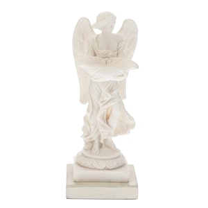 Female Angel Sculpture Religious Marble Statue Angel 25 cm Height