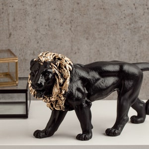 Lion Limited Sculpture Leo Figurine Art Home Decor 25 cm Width