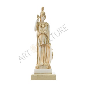 Athena Sculpture Greek Goddess Sculpture Patina 28 height