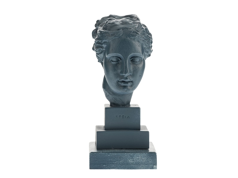 decorative statuette,Modern Statue bust Hygeia Statue,Greek Goddess of Health Healing and Weelbeing Roman Statue,Marble Hygeia bust
