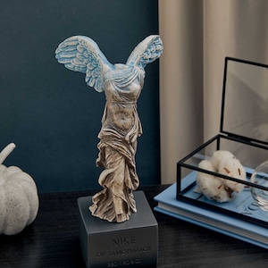 Winged Victory Nike Of Samothrace Sculpture Ancient Greek Famous Statue 23cm Height