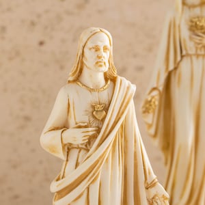 Lord Jesus Christ Greek Cast Marble Statue Sculpture 28.5 Height