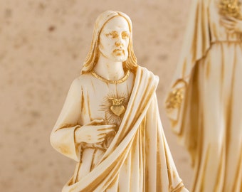 Lord Jesus Christ Greek Cast Marble Statue Sculpture 28.5 Height