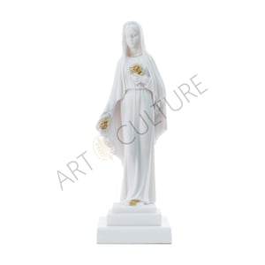 Virgin Mary Statue Mother of JESUS Holy Our Lady Of Rose Madonna Sculpture 27,5cm Height