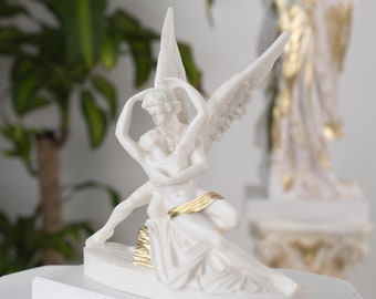 The ArtCulture Cupid & Psyche Sculpture Antonio Canova Statue 22 cm Height