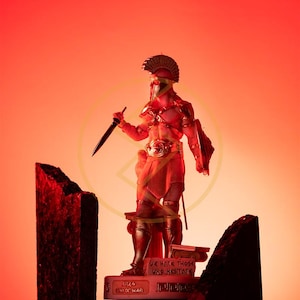 Ares Statue Greek God Of War for Home Decor Gifts Figurine Mythology Collectible Authentic Artworks Stef Collection 9.65/6.7inch