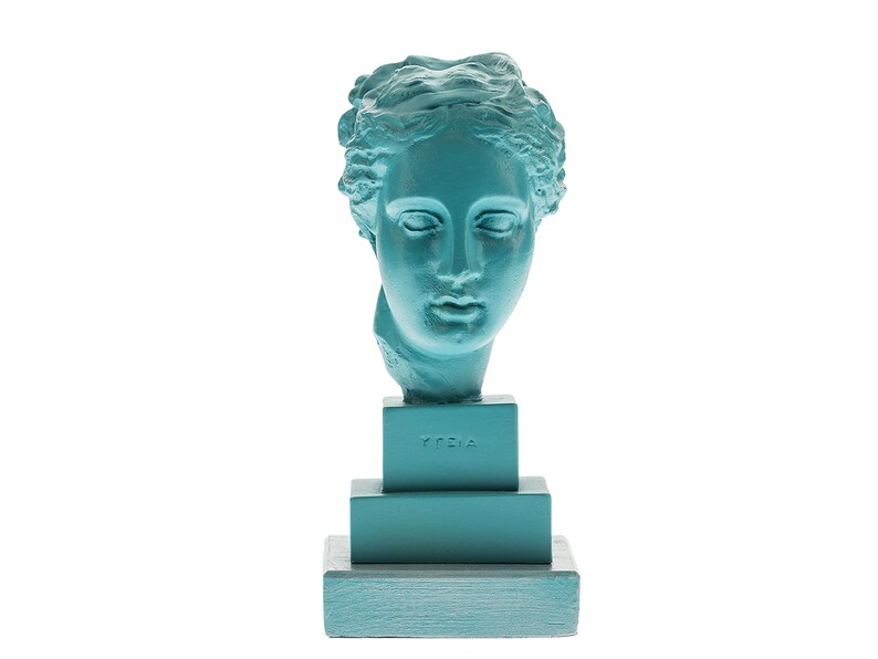 decorative statuette,Modern Statue bust Hygeia Statue,Greek Goddess of Health Healing and Weelbeing Roman Statue,Marble Hygeia bust