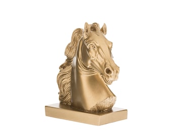 Horse Bust Statue Home Decor Bookend 22 cm Height