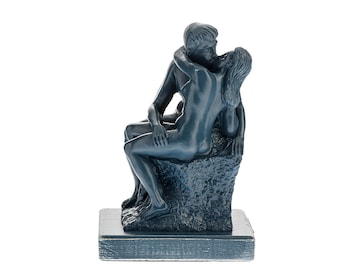 The Kiss Statue Couple Rodin Sculpture 8.2 inch Height