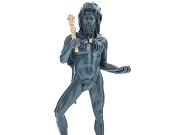 Hercules Statue Greek Mythology Figurine Large Sculpture 34 cm Height