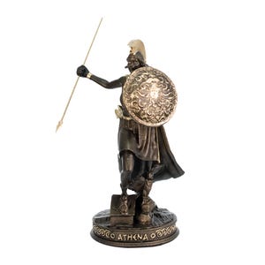 Athena Statue Greek Goddess Of Wisdom for Home Decor Gifts Figurine Mythology Collectible Authentic Artworks Stef Collection 9.8 .inch