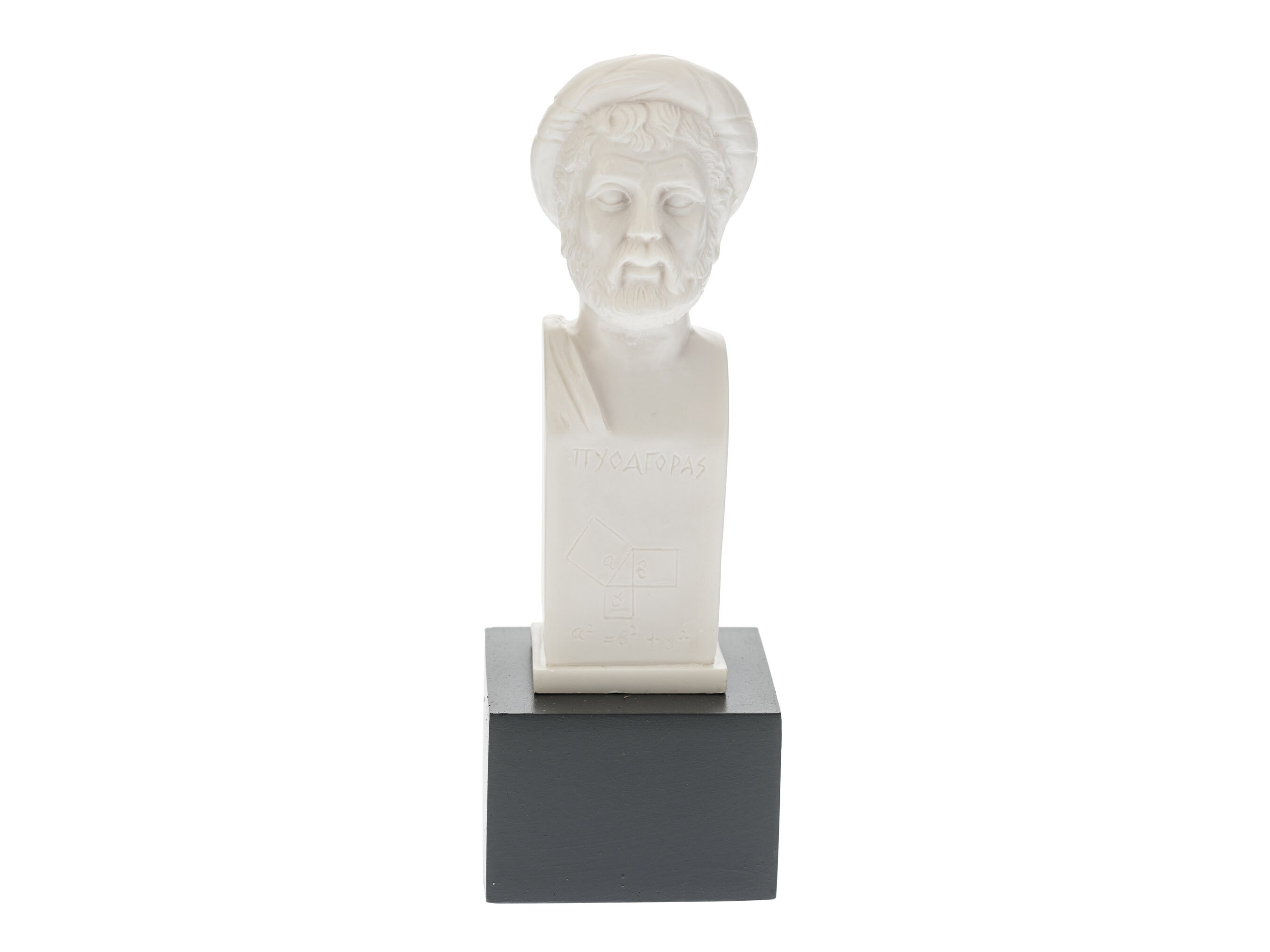 Pyhtagoras Statue Pythagoras Bust Greek Head Statue Ancient Mathematician Teacher ...