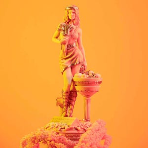 Demeter Statue Greek Goddess Of Harvest for Home Decor Gifts Figurine Mythology Collectible Authentic Artworks Stef Collection 9.65 inch