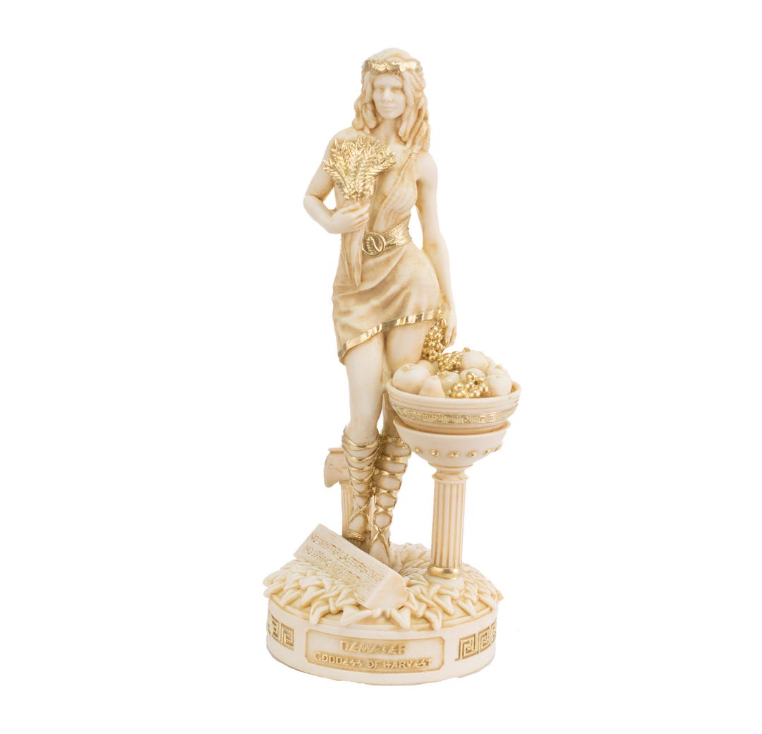 Demeter Statue Greek Goddess of Harvest for Home Decor Gifts Figurine ...