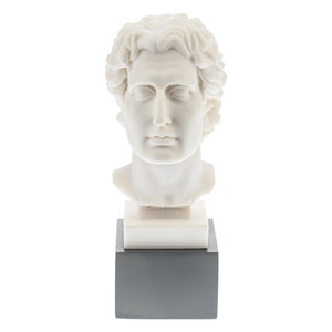 Alexander the Great Sulpture Greek Macedonian King figure Height 21 Cm