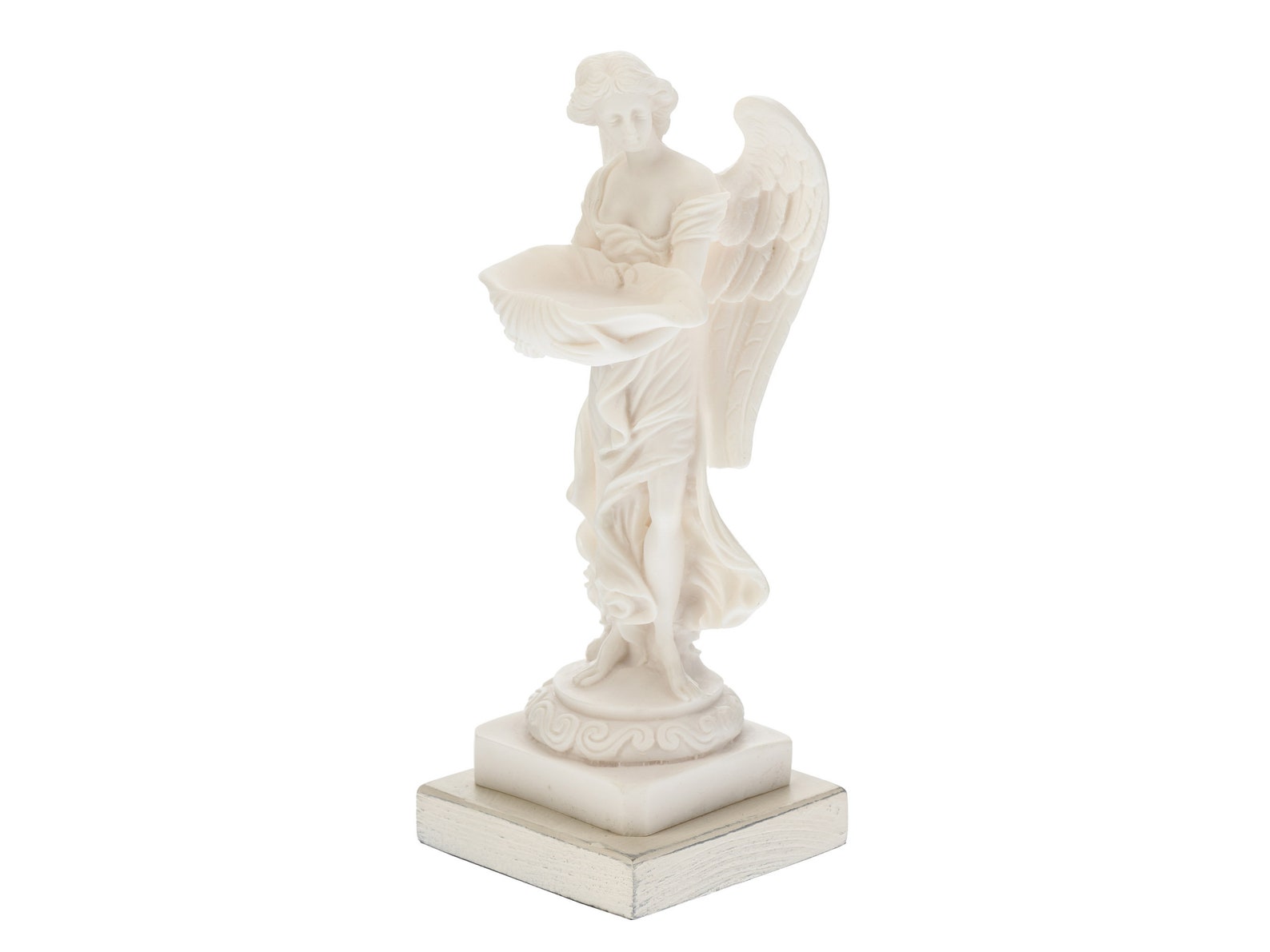Female Angel Sculpture Religious Marble Statue Angel 25 Cm Etsy