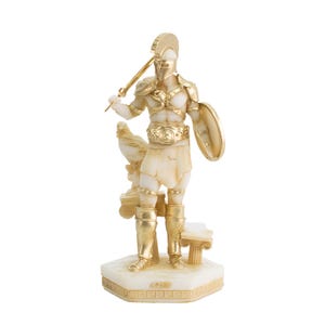 Ares Statue Greek God Of War for Home Decor Gifts Figurine Mythology Collectible Authentic Artworks Stef Collection 6.7 .inch