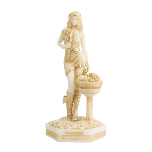 Demeter Statue Greek Goddess Of Harvest for Home Decor Gifts Figurine Mythology Collectible Authentic Artworks Stef Collection 6.7 inch