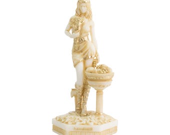 Demeter Statue Greek Goddess Of Harvest for Home Decor Gifts Figurine Mythology Collectible Authentic Artworks Stef Collection 6.7 inch