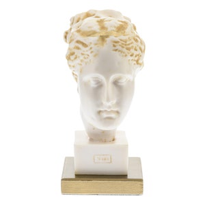Hygieia Goddess of Health Healing and Weelbeing Ancient Greek Goddess Sculpture, Height 25 cm