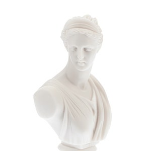 Artemis Bust Sculpture Greek Goddess Limited Sttaue 25 cm Height
