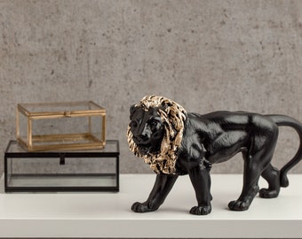 Lion Limited Rzeźba Leo Figurka Sztuka Dekoracja Domu Szerokość 25 cm