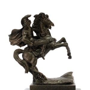 Alexander the Great and Bucephalus Home Decor Statue 19 cm Height