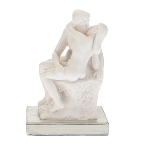 The Kiss Statue Couple Rodin Sculpture 8.2 inch Height