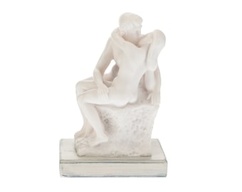 The Kiss Statue Couple Rodin Sculpture 8.2 inch Height