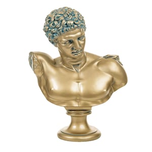 Hermes Statue,Greek Sculpture,Large Hermes Bust,Mercury Sculpture, Roman Statue, Decorative Figurine, statuette home decor,Bust Statue