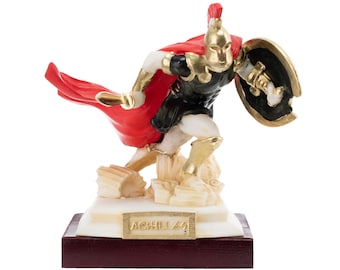 Achilles Sculpture Greek Art Collectible Figurine 6.77 inch Width