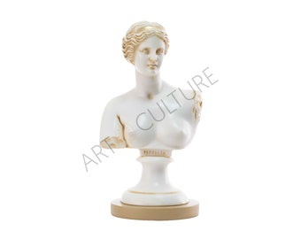 アフロディーテの胸像彫刻 ギリシャの女神ヴィーナス 石膏像 古代 古代