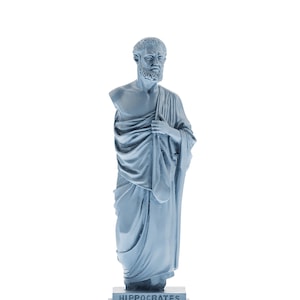 Hippocrates Statue ancient Greek &quot;Father of Modern Medicine Sculpture 26 cm Height