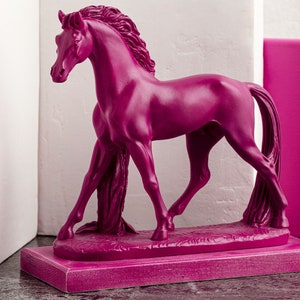 Horse Statue Animal Sculpture Figurine Lover Gift Height 25 cm