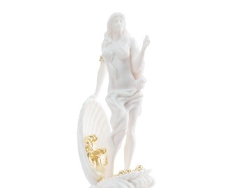 Aphrodite Statue Greek Goddess Venus Figurine Marble Sculpture 25.5 cm