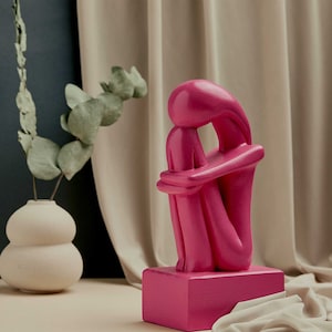 Modern Bookend Cycladic Girl Idol Sculpture Home Decor 20 cm Height