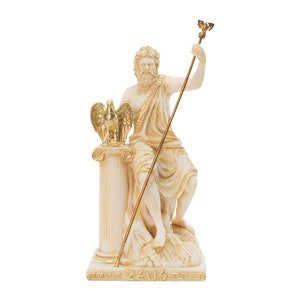 Zeus Statue Römischer Jupitergott Antike griechische Mythologie Höhe 17,2 cm