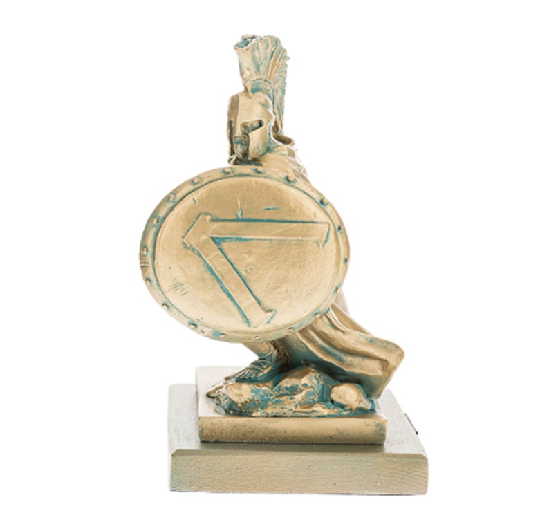 Leonidas Statue Spartan Greek Bronze Sculpture Heroes Figurine image 6