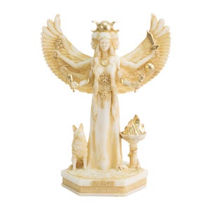 Hecate Statue Greek Triple Goddess Of Magic for Home Decor Gifts Acient Mythology Collectible Authentic Artworks Stef Collection 6.8inch