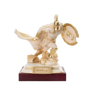 Statua di Achille Antica statuetta di eroe greco 17,2 cm di altezza