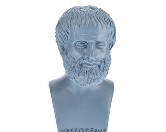 Escultura del busto de Aristóteles Estatua del filósofo griego antiguo
