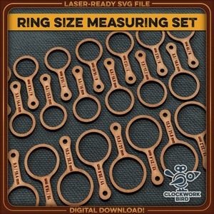 RING SIZER Easy at Home Size Kit With Free US Shipping, Ships