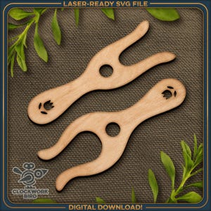 Lucet Knitting Fork SVG: Viking Braiding Tool Patterns (Digital File)