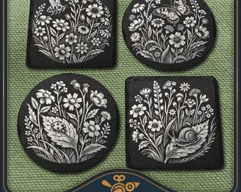 SLATE COASTERS
